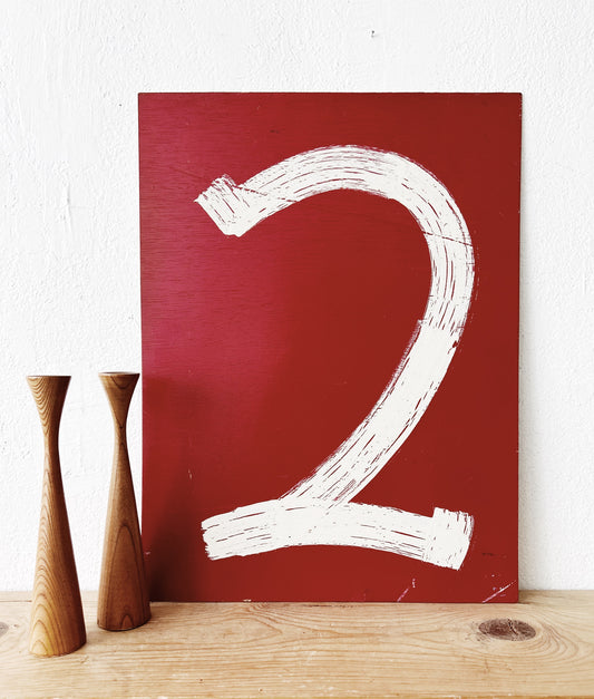 Hand Painted 2 Sign