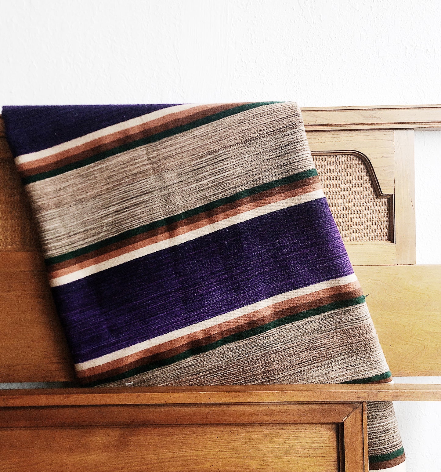 Vintage Wool Blend Blanket