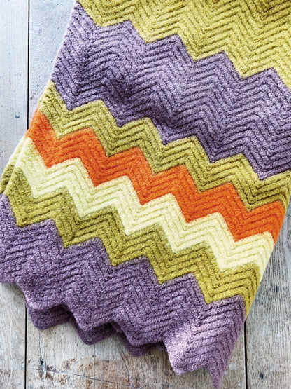 Wool Crochet Lap Blanket