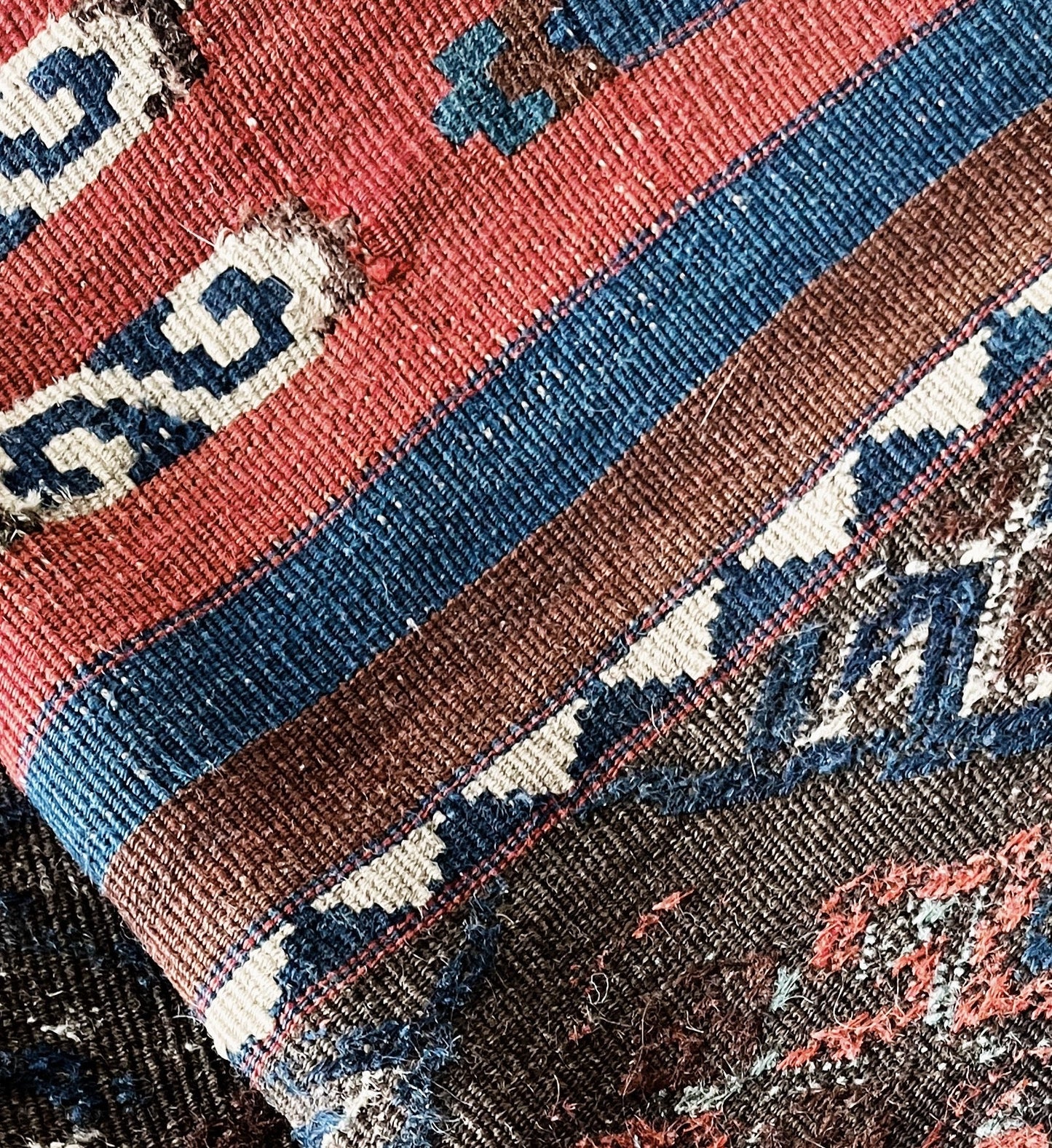 1920s Hand Knotted Wool Rug