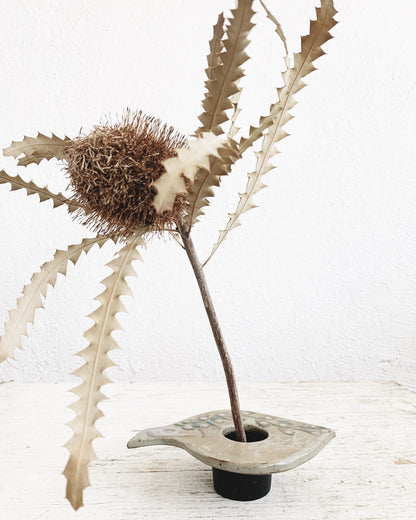 Handmade Ceramic Ikebana Style Floral Frog