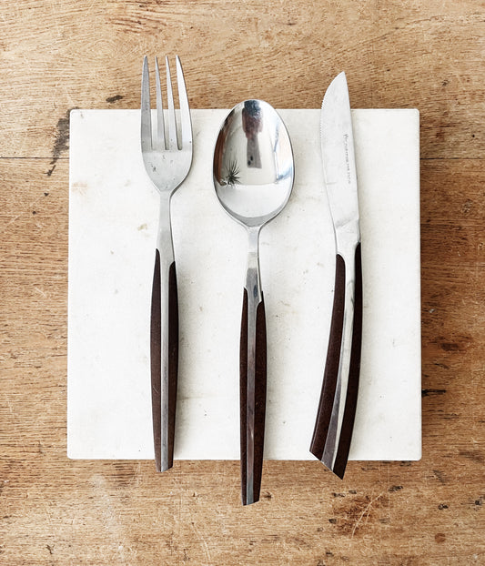 Vintage Elian Ebosi Silverware Set for 6 (w extras)