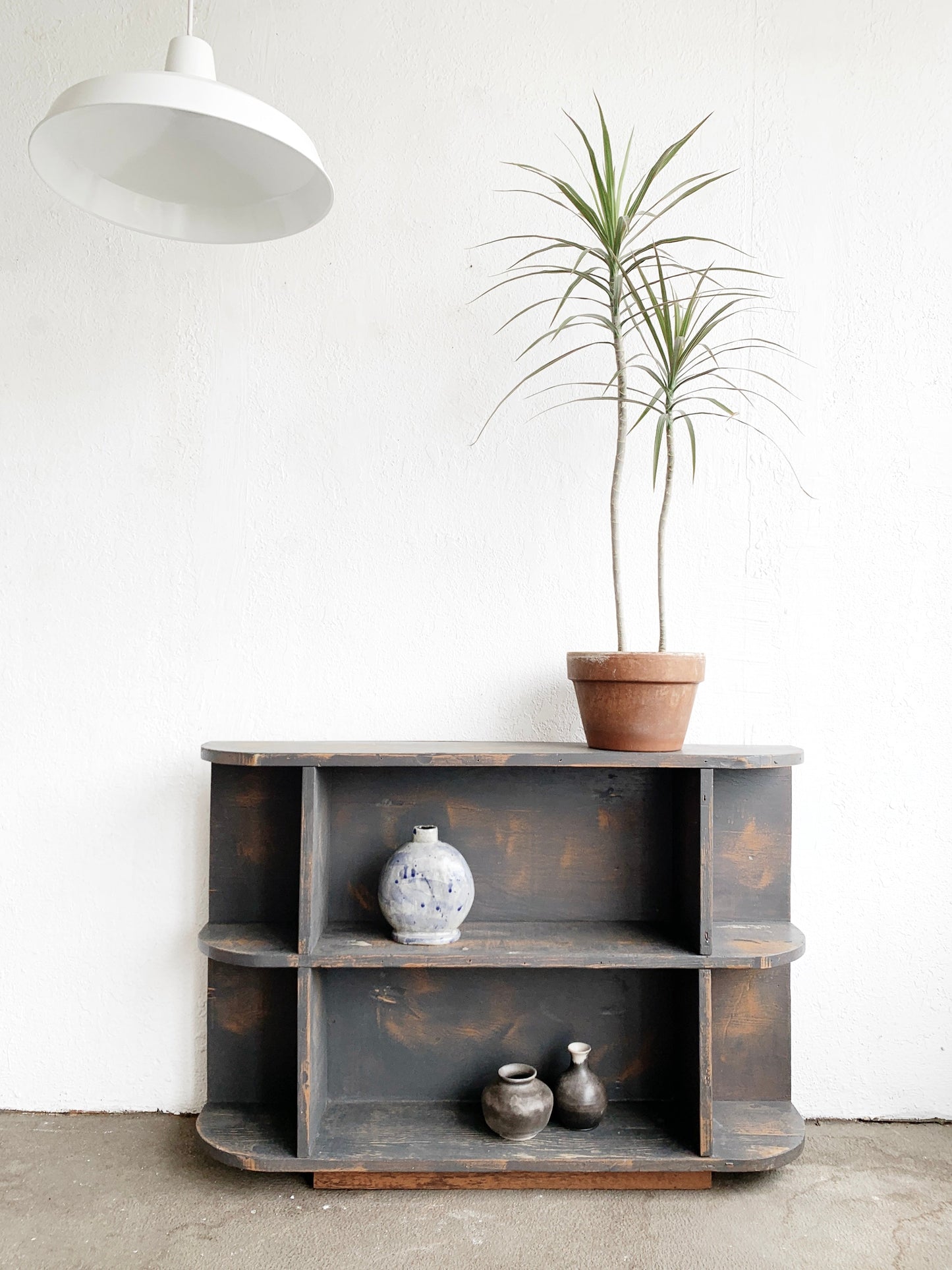 Mid Century Arched Wood Shelf