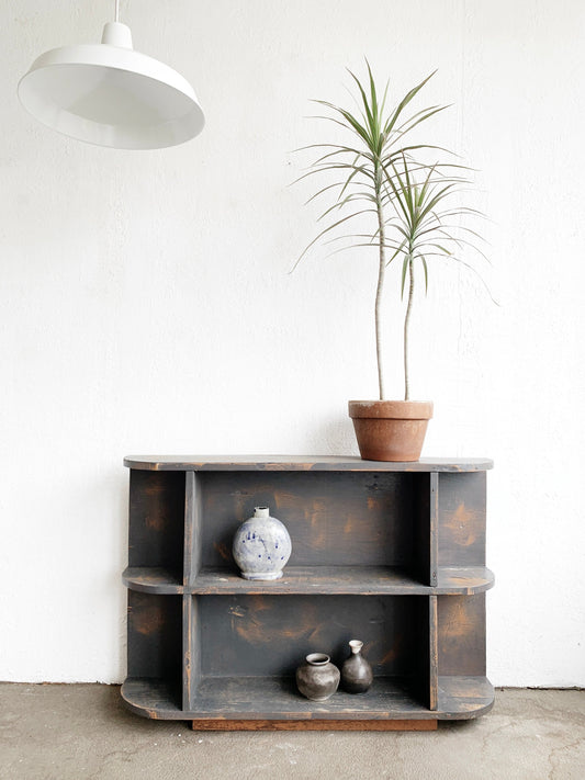Mid Century Arched Wood Shelf