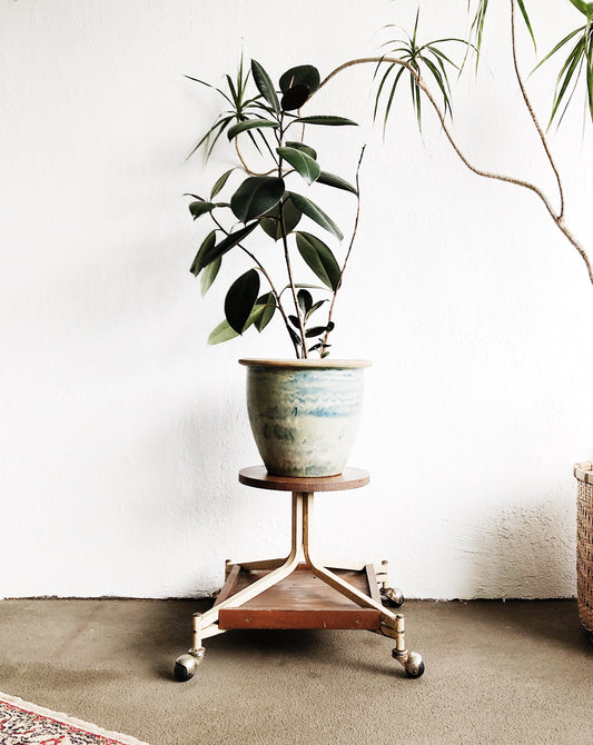 Vintage Industrial Rolling Stand