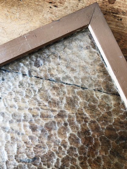 Vintage Pebble Glass Window