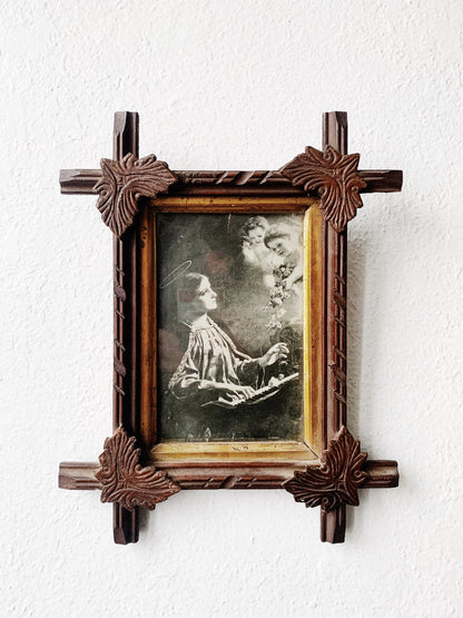 RESERVED KARLA Antique Framed Angel Print