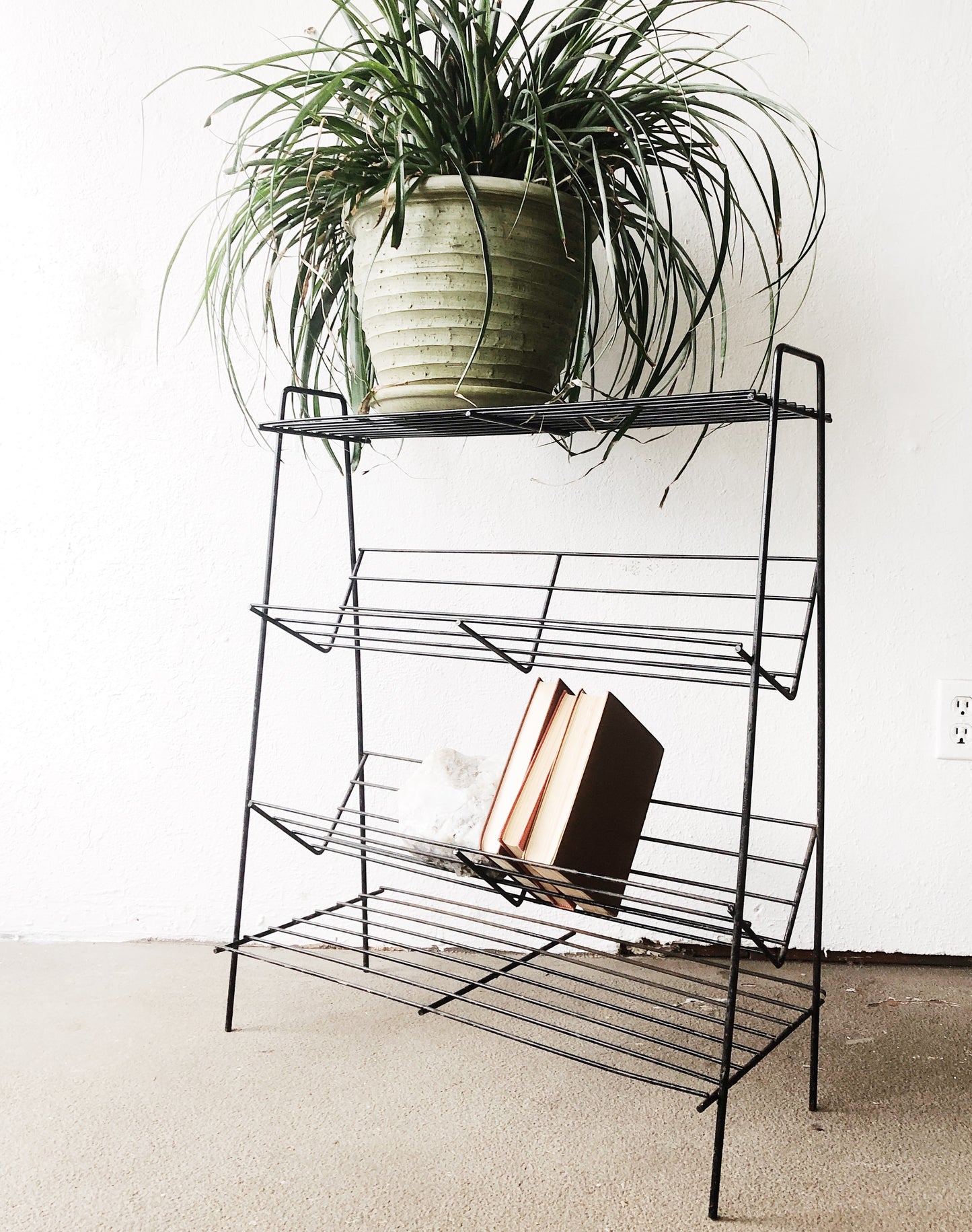 Mid Century Book Rack