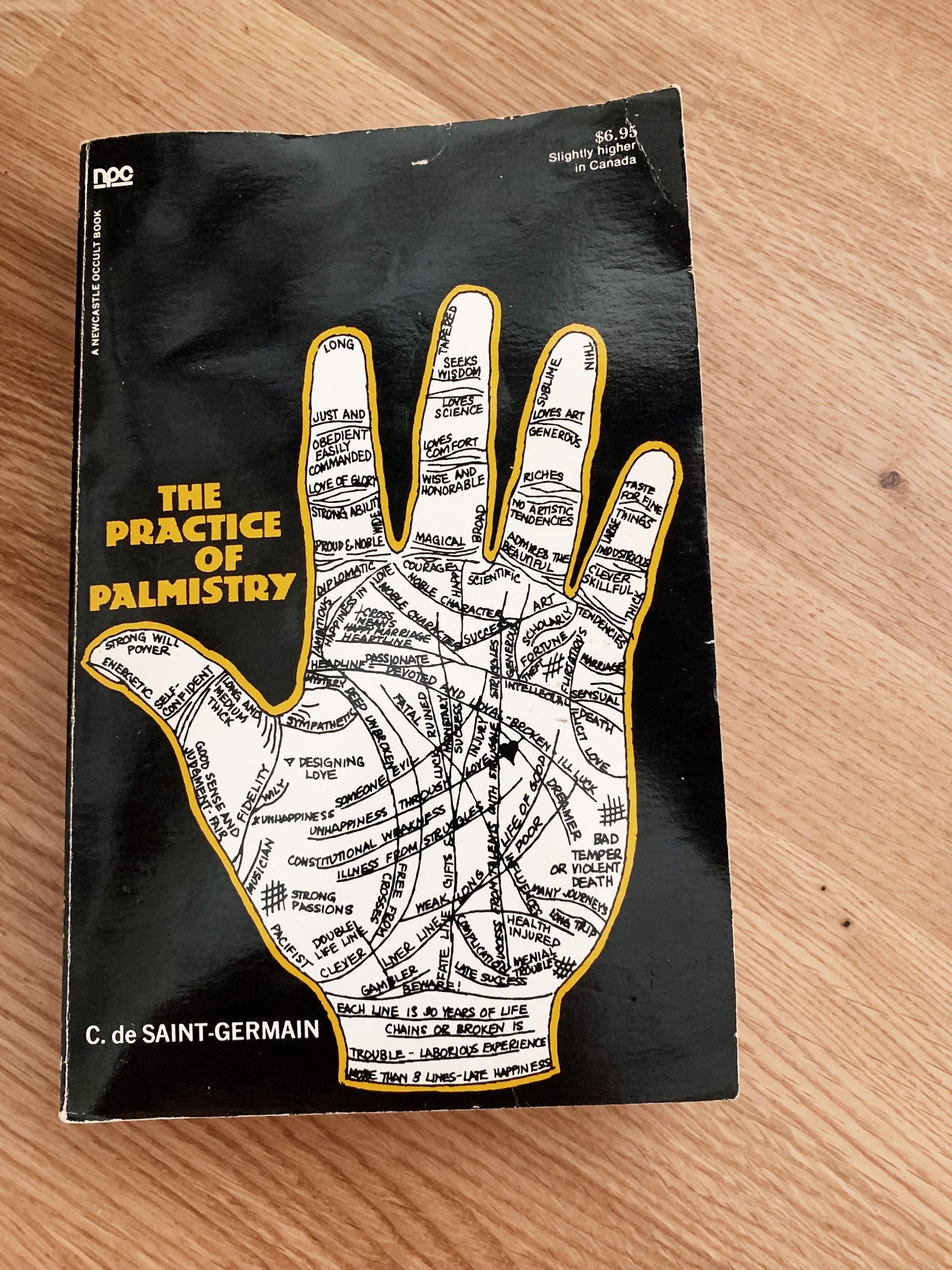 The Practice of Palmistry C. de Saint Germain c1973
