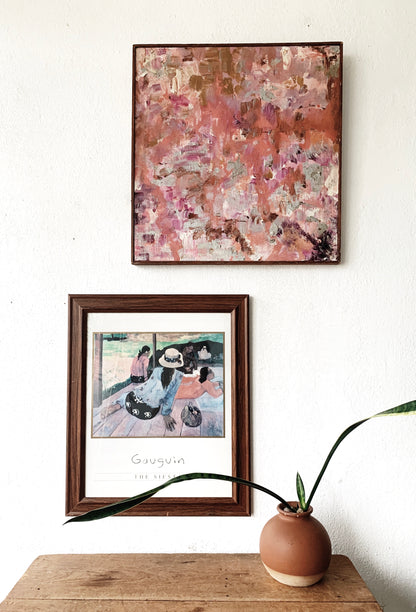 Vintage Framed Gaugin Art Print ‘The Siesta’