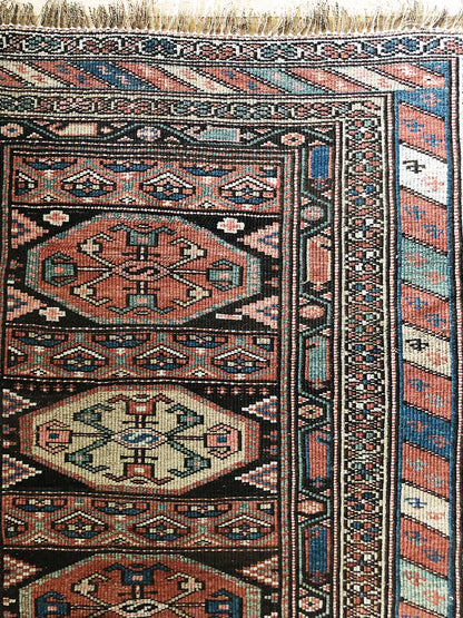 Vintage Kubu Wool Kilim Runner