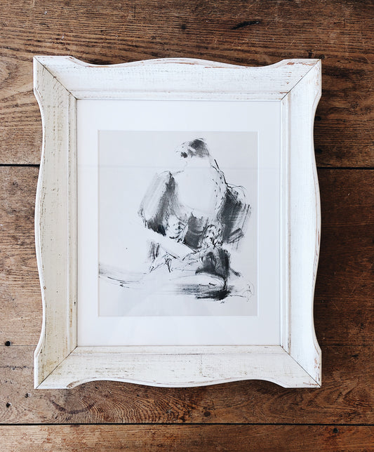 Vintage Mid Century Framed Lithograph