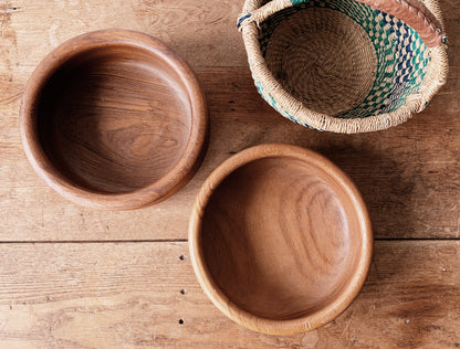 Vintage Medium Sized Teak Bowl