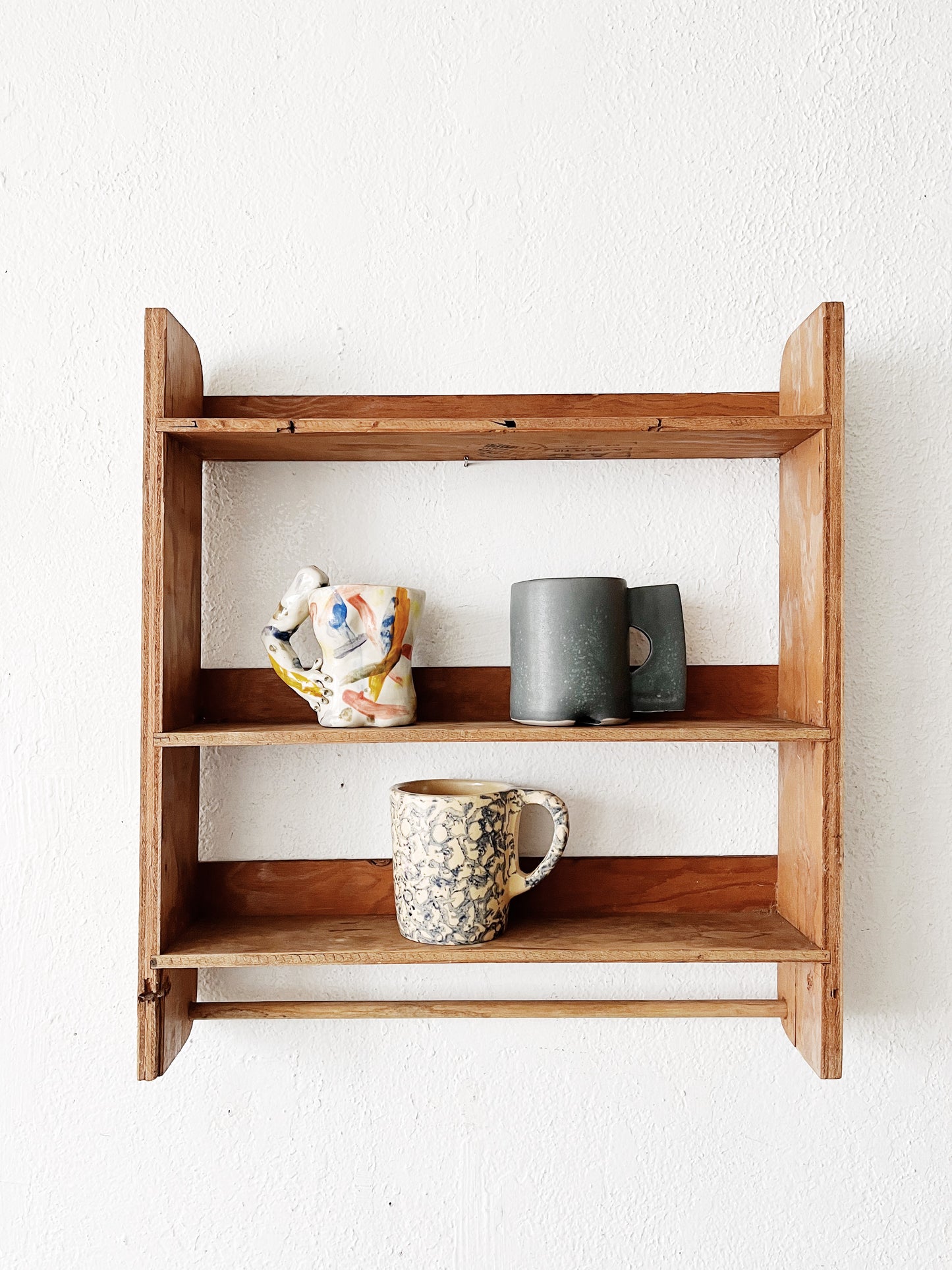 Handmade Ply Wall Shelf