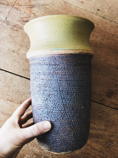 Large Vintage Studio Pottery Vase