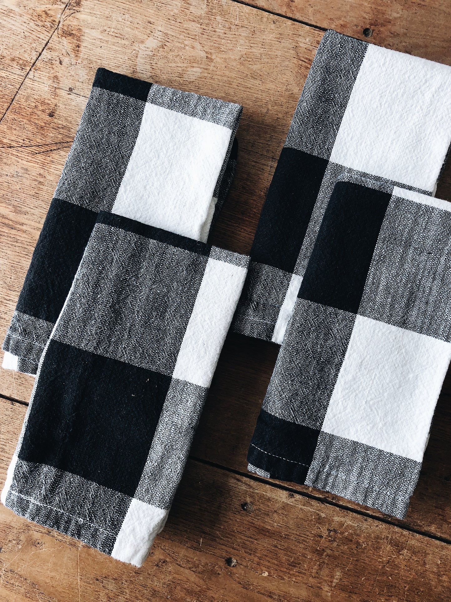 Buffalo Plaid Cotton Napkin Set