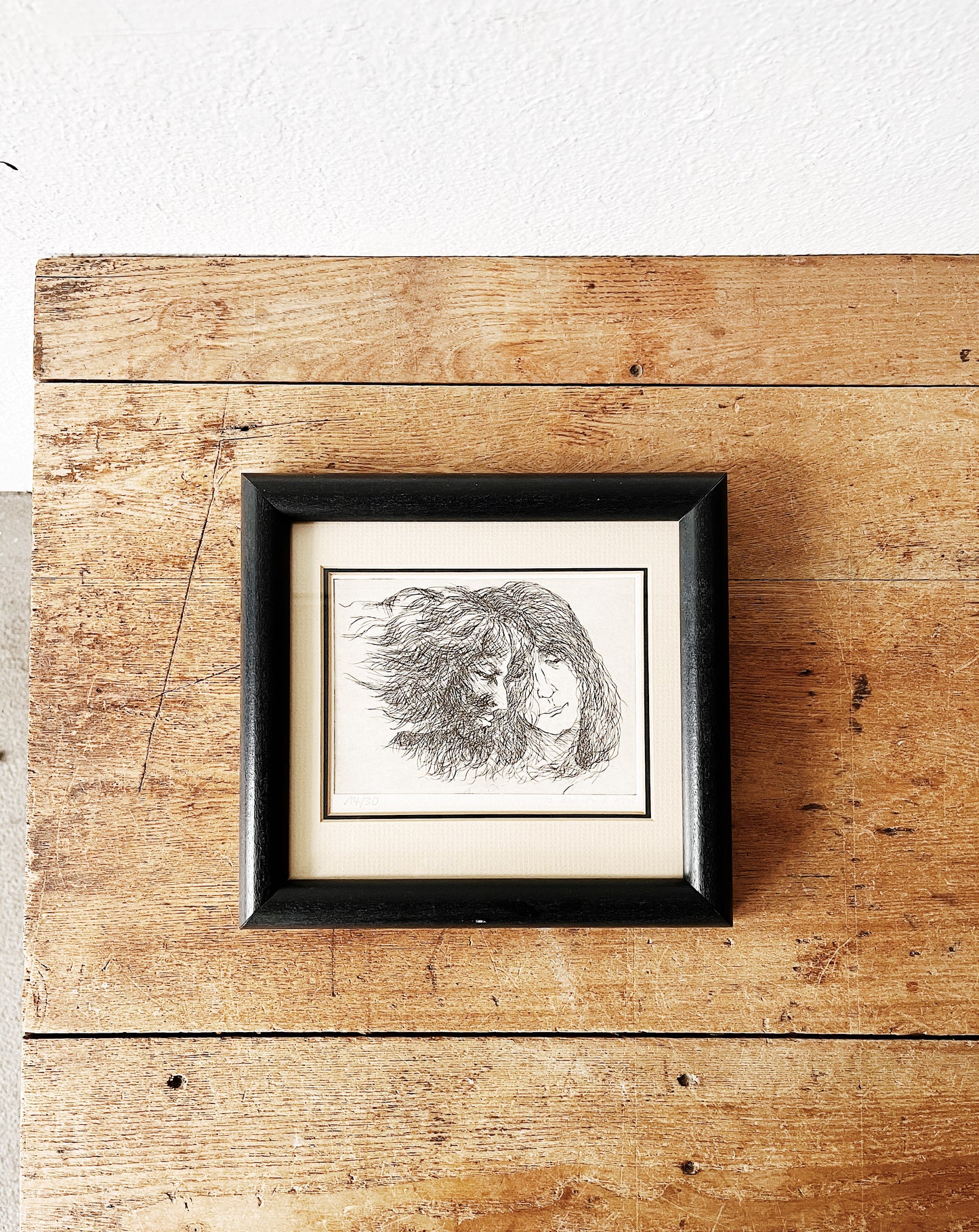 Vintage John Berg Etching