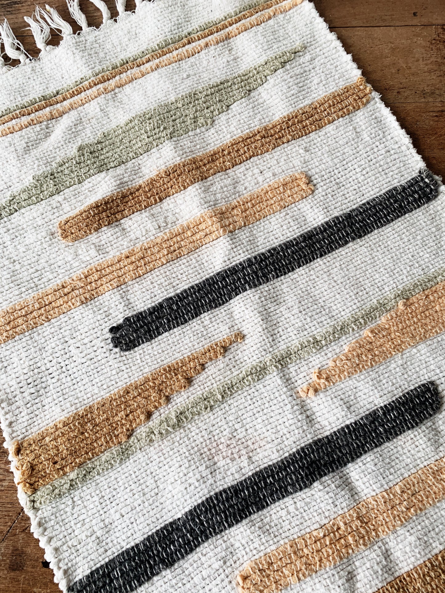 Vintage Cotton Throw Rug