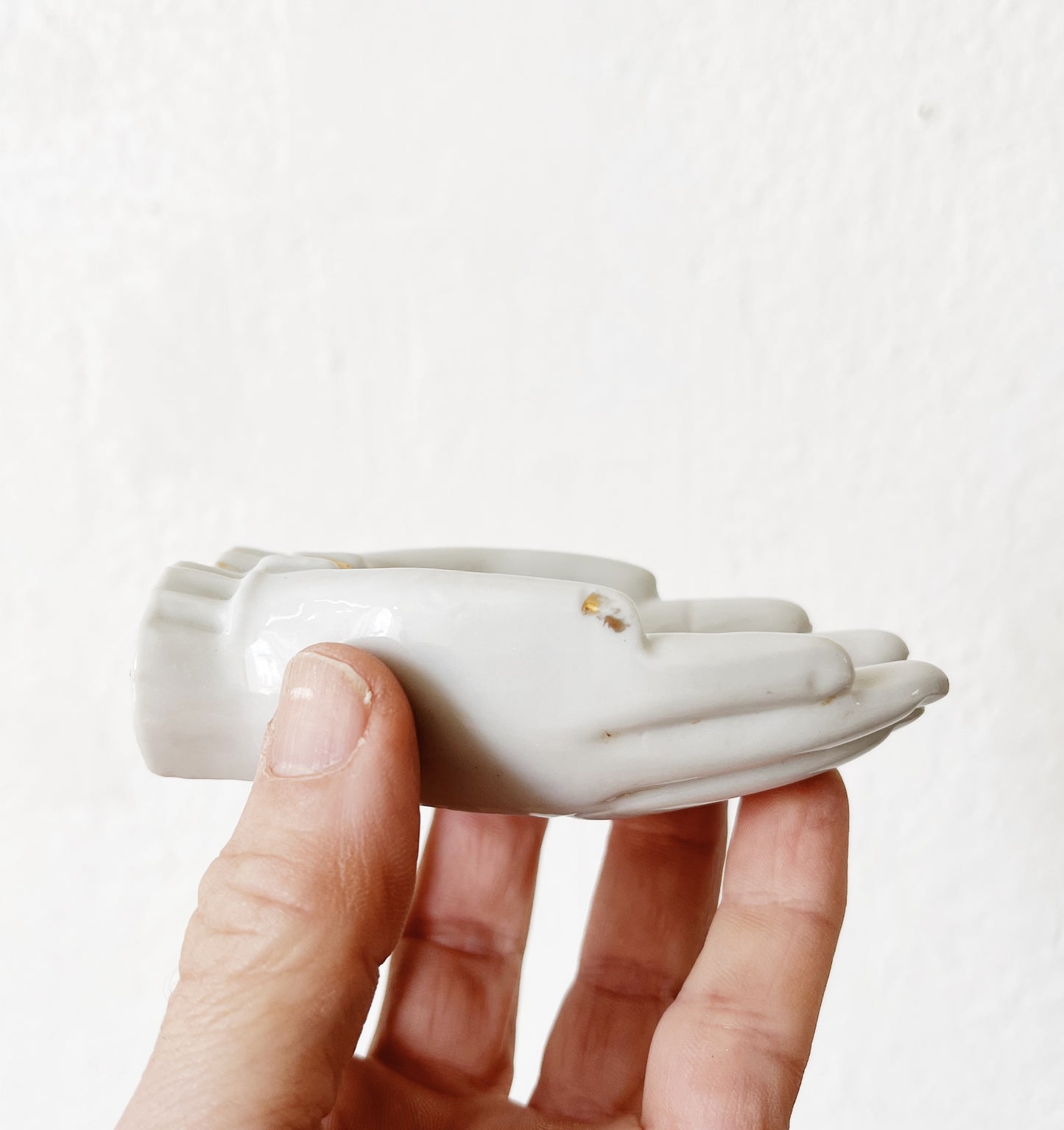 Vintage Porcelain Hands Dish