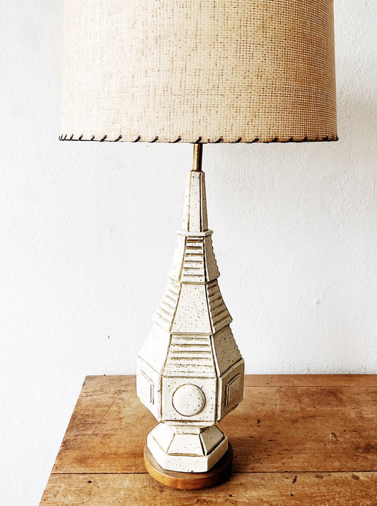 Mid Century Brutalist Style Lamp