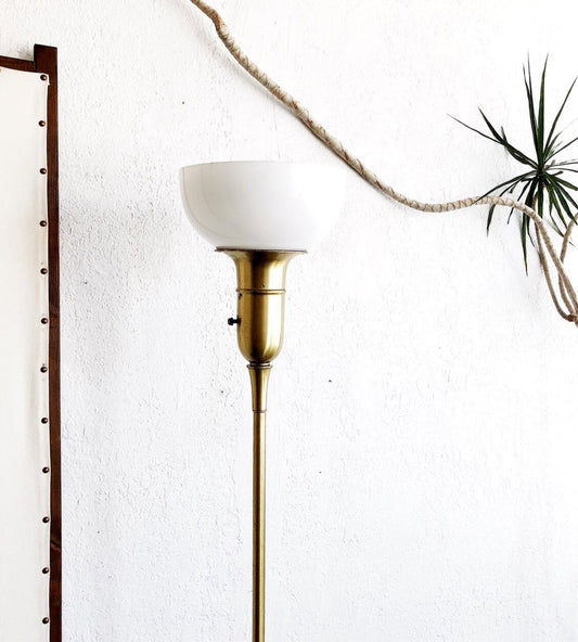 Vintage Rembrandt Brass Floor Lamp
