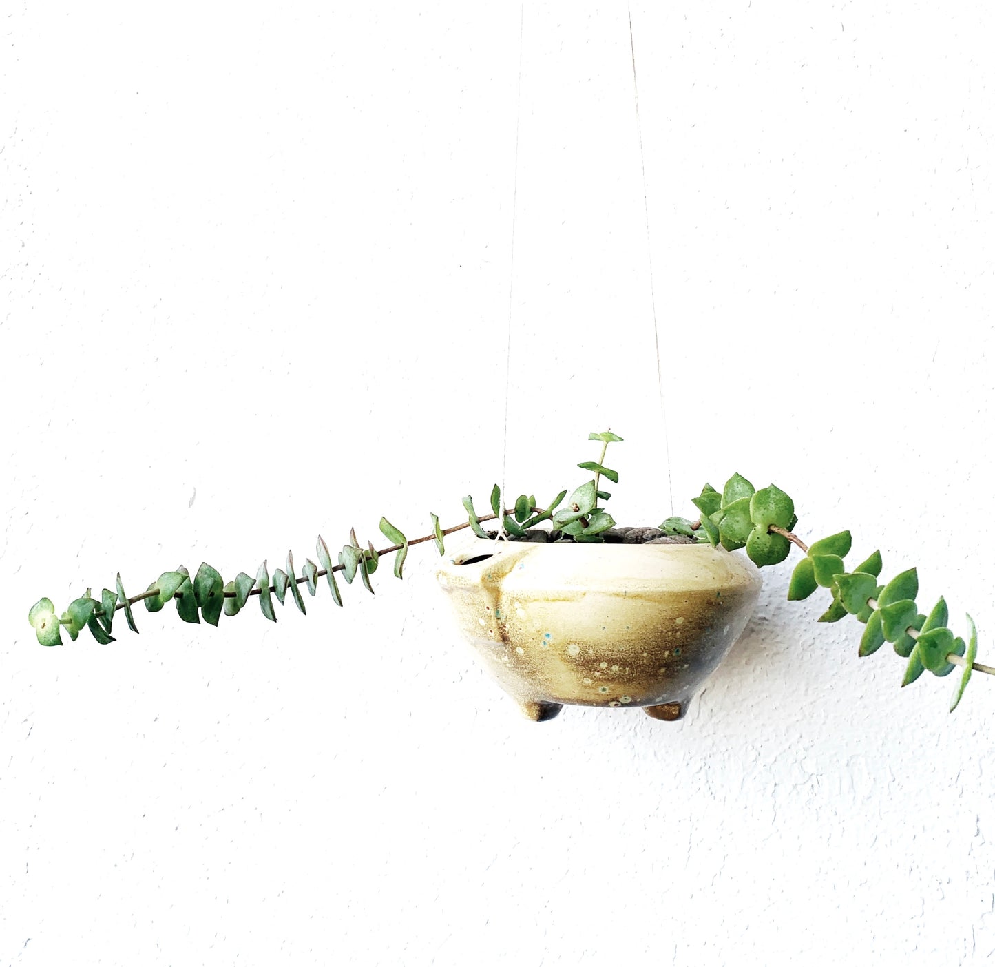 Vintage Hanging Ceramic Planter