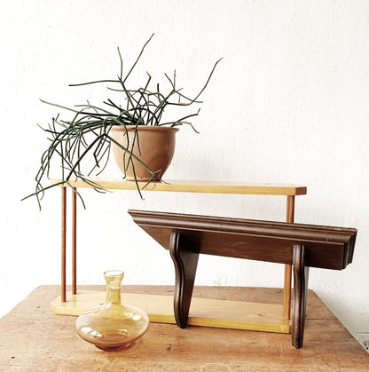 Vintage Wood Wall Shelf