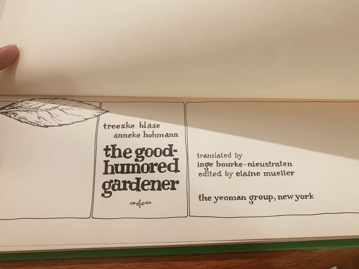 The Good Humored Gardener Rare Vintage Book