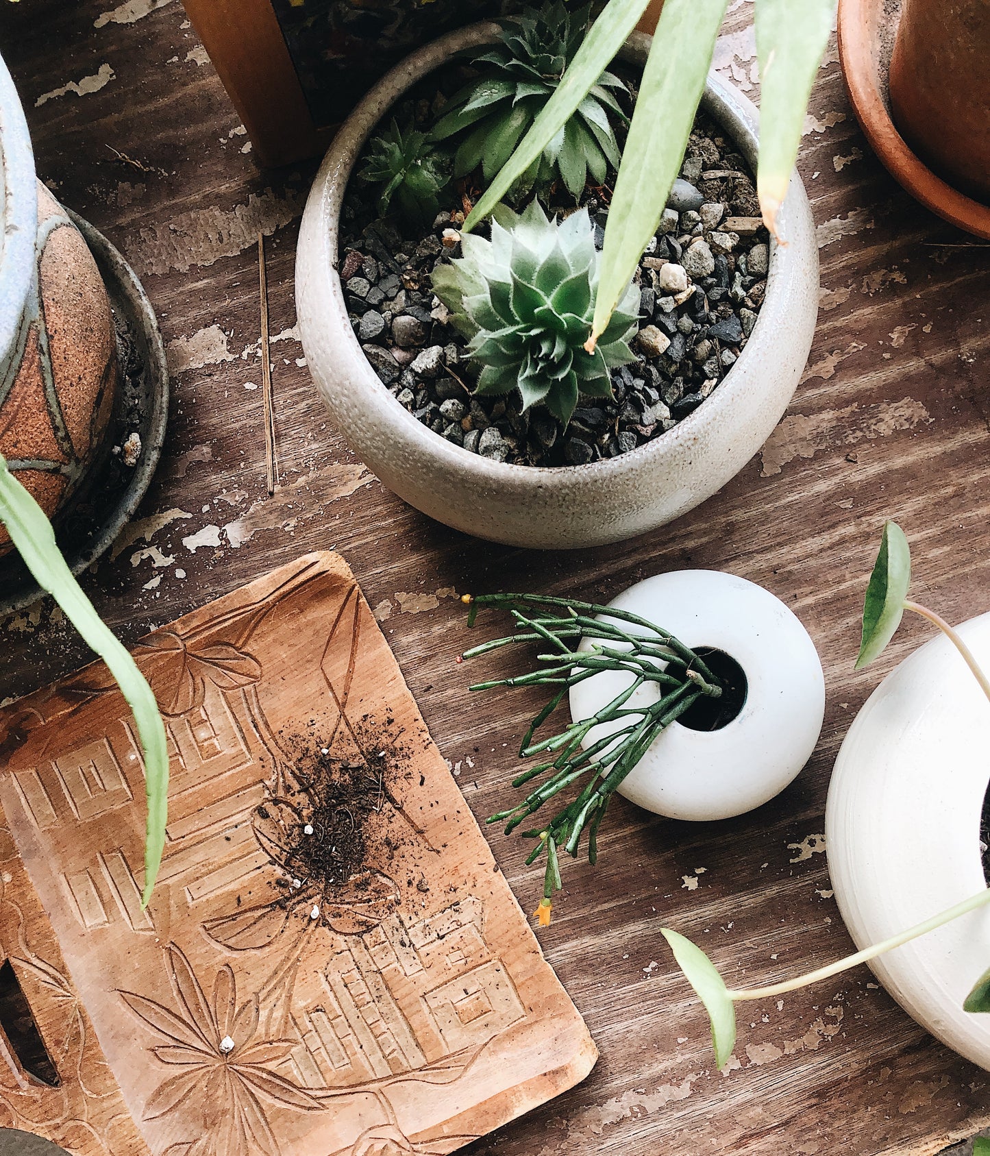 Vintage Wooden Dust Pan