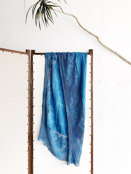 Vintage Indigo Dyed Textile