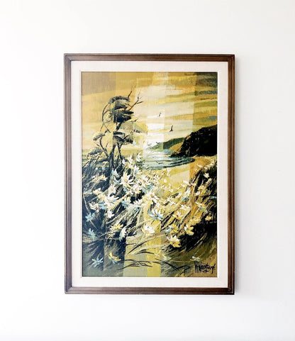 Large Vintage Original Woodward Landscape