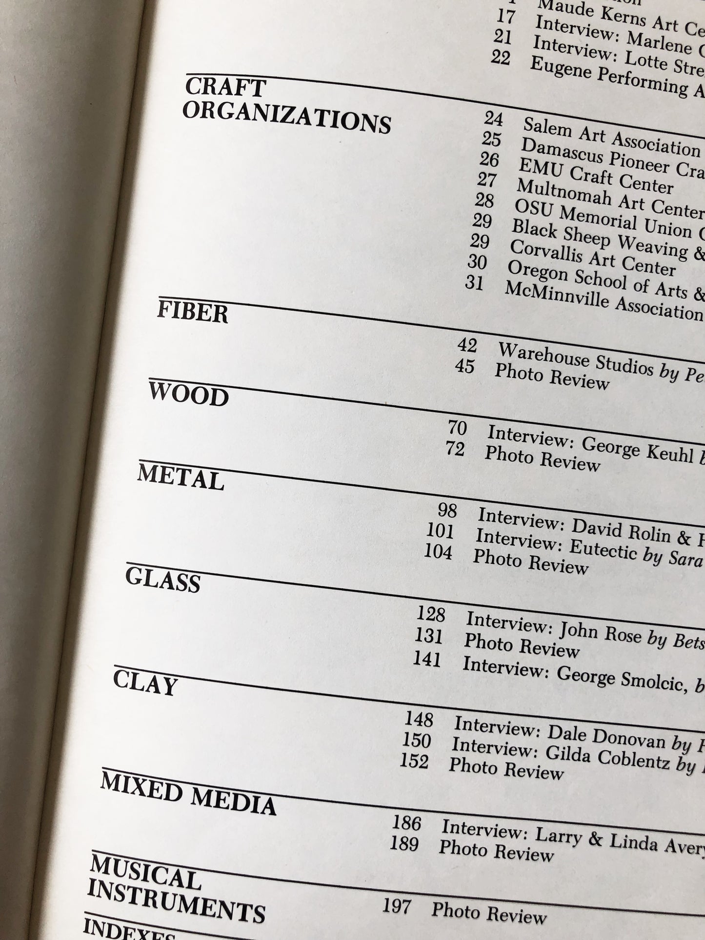 Vintage State of the Crafts Book / Willamette Visual Guide
