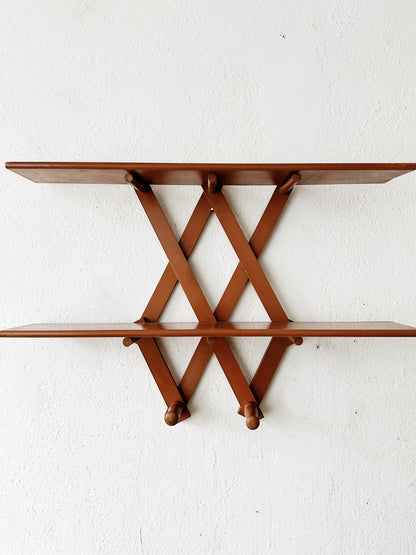 Vintage Wood Folk Shelf