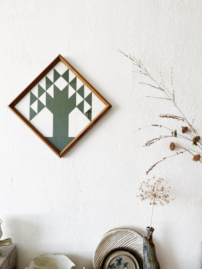 Vintage Quilted Tree of Life