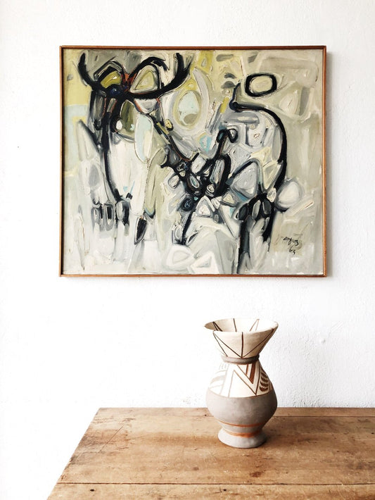 Original Mid Century Painting