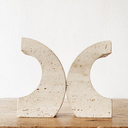 Vintage Stone Bookends