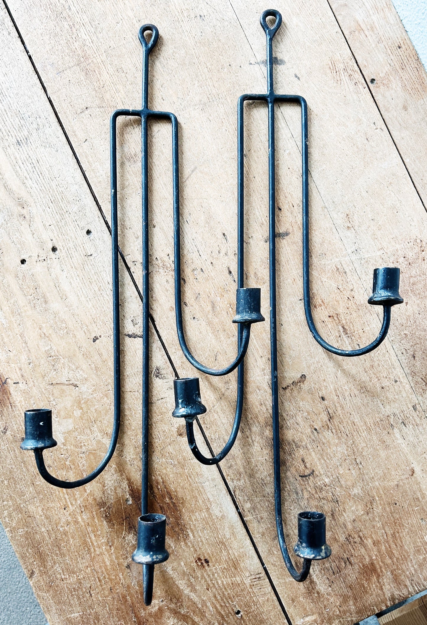 Large Vintage Metal Candelabra