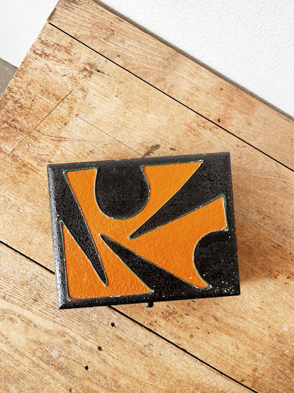 Art Deco Era Painted Box