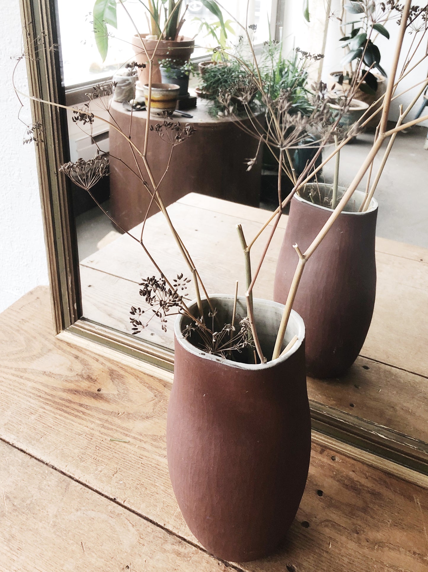 Handmade Unglazed Pottery Vase