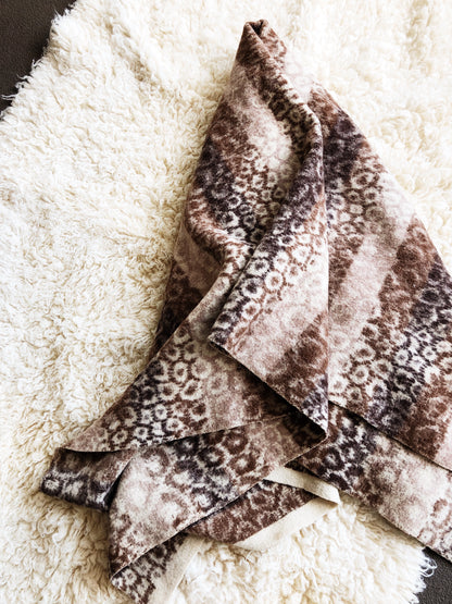 Vintage Alpaca Wool Blanket