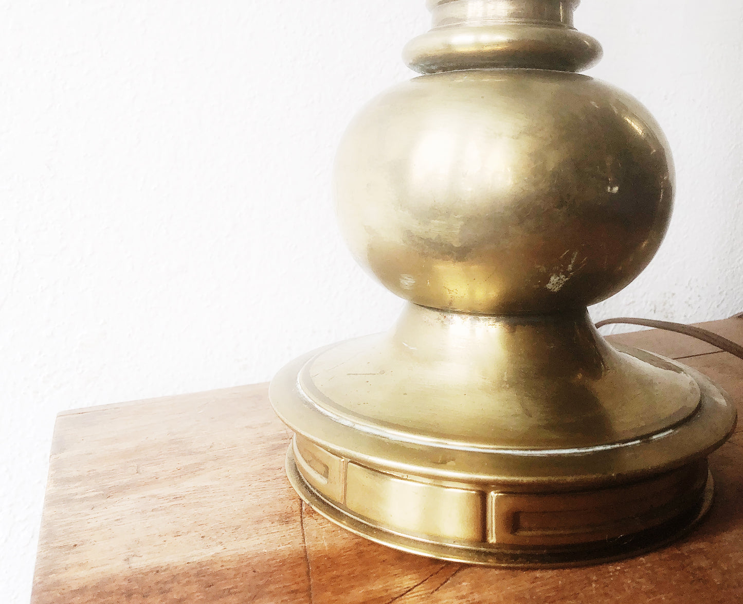 Vintage Solid Brass Lamp