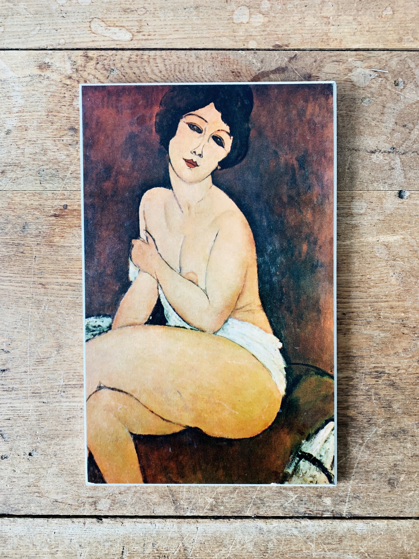 Vintage Mounted Modigliani Print
