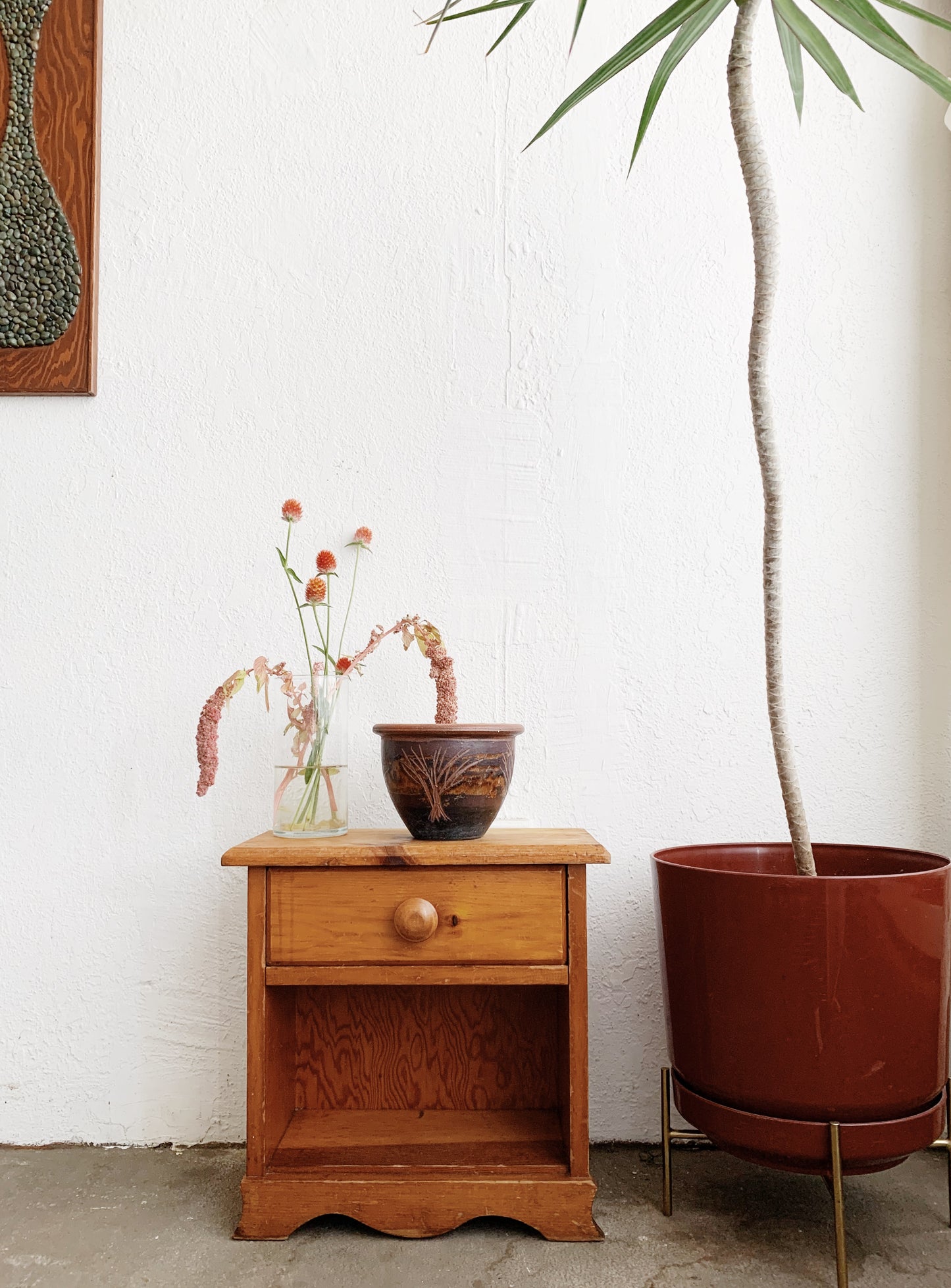Mini Early Mid Century Nighstand/Cupboard