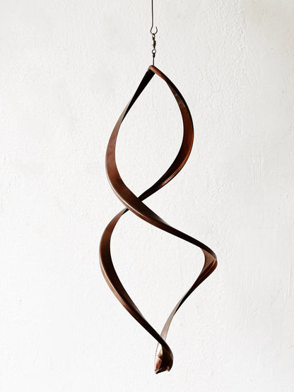 Vintage Copper Infinity Sculpture