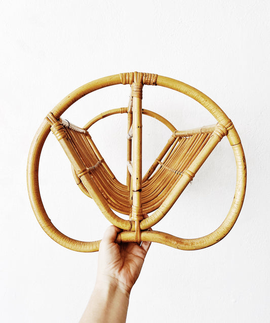 Large Bent Bamboo Rack