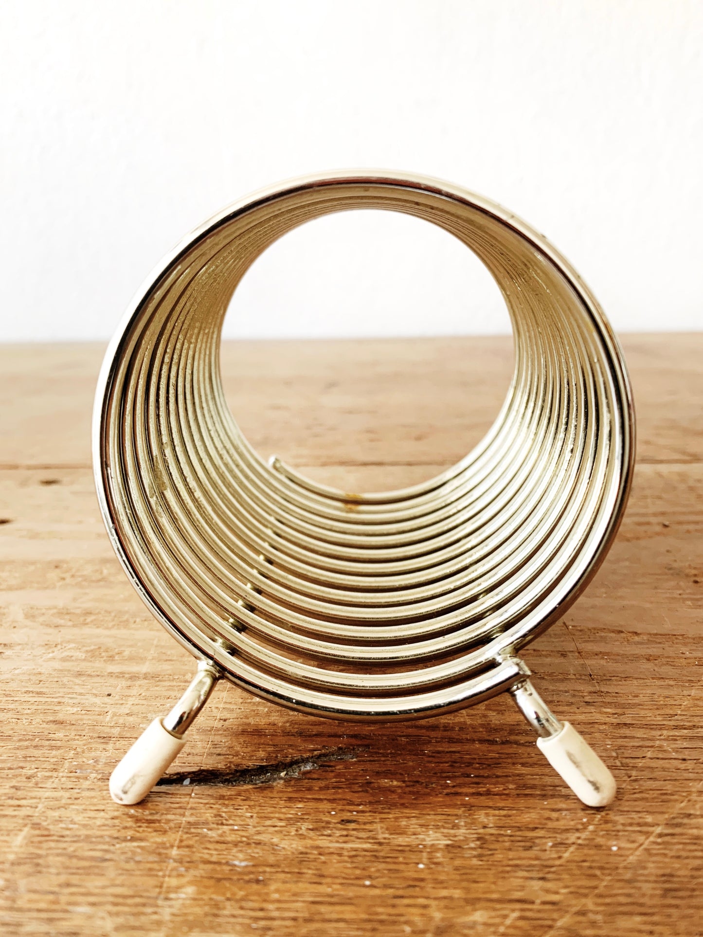 Mid Century Coil Letter Holder