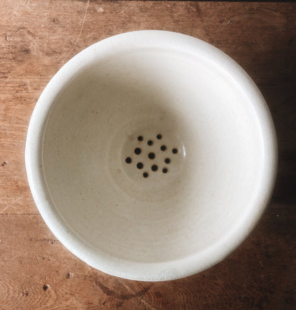 Handmade Pottery Berry Bowl Colander