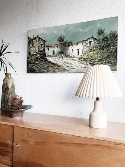 Vintage Ceramic Lamp and Shade