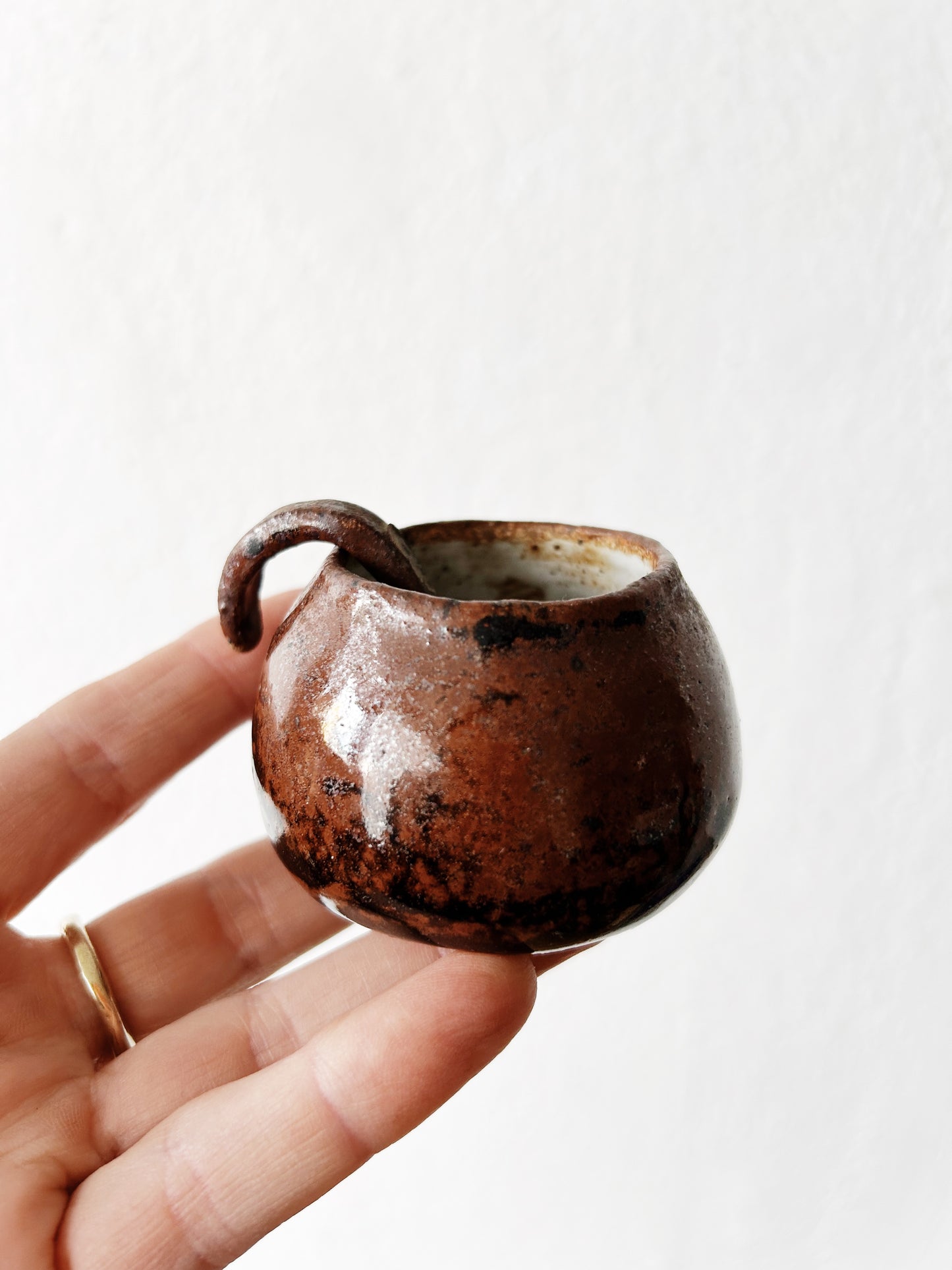 Handmade Salt Cellar with Spoon