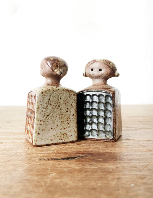 Mid Century Lisa Larson Stoneware Shakers Japan